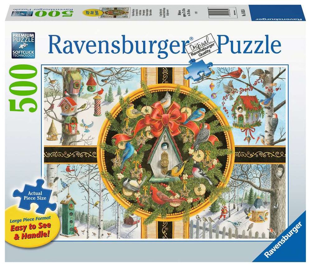 Christmas Songbirds 500 Piece Puzzle