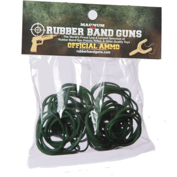 Short Pistol Ammo - Green Rubber Band – Rockin' A B