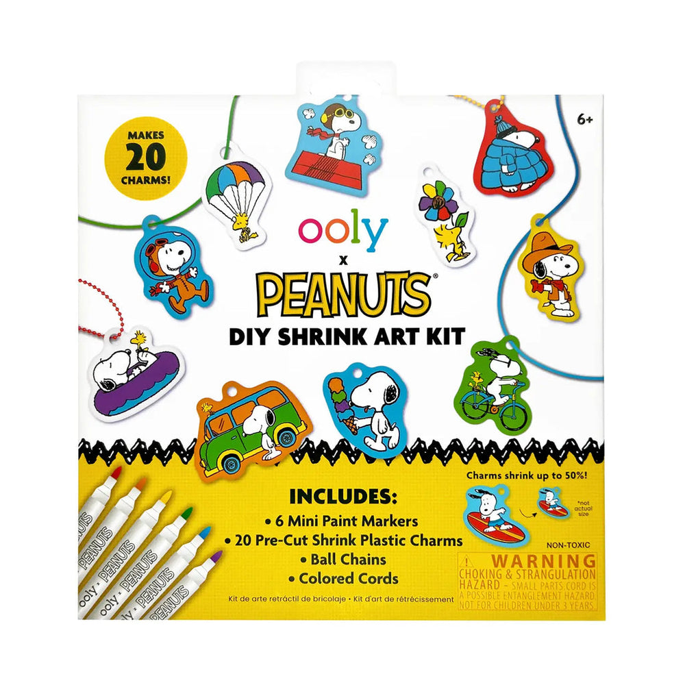 Peanuts: D.I.Y. Shrink Art Kit & 6 Mini Paint Markers