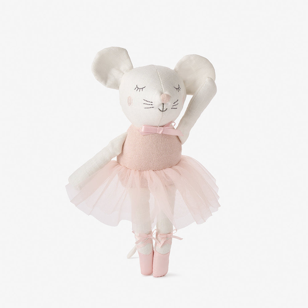 10" Mia The Mouse Ballerina Linen Boxed Toy