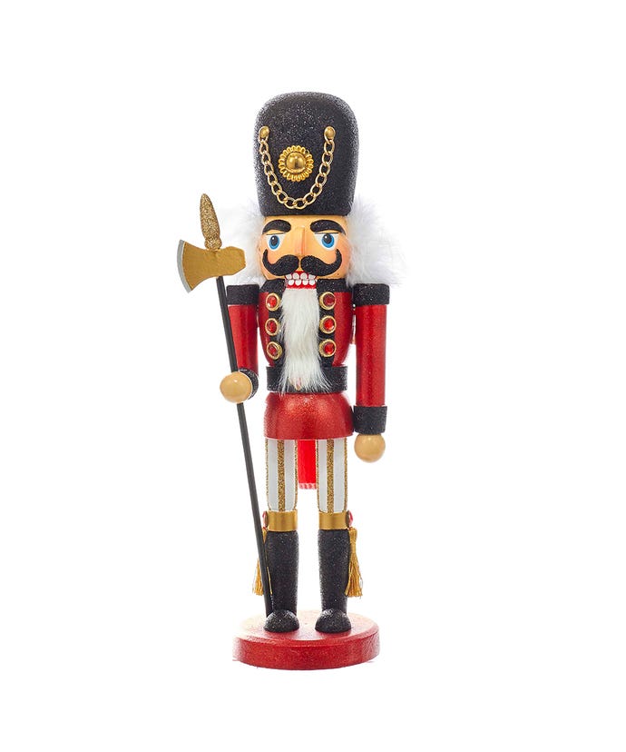15" Hollywood Nutcrackers™ Red and Black Soldier Nutcracker