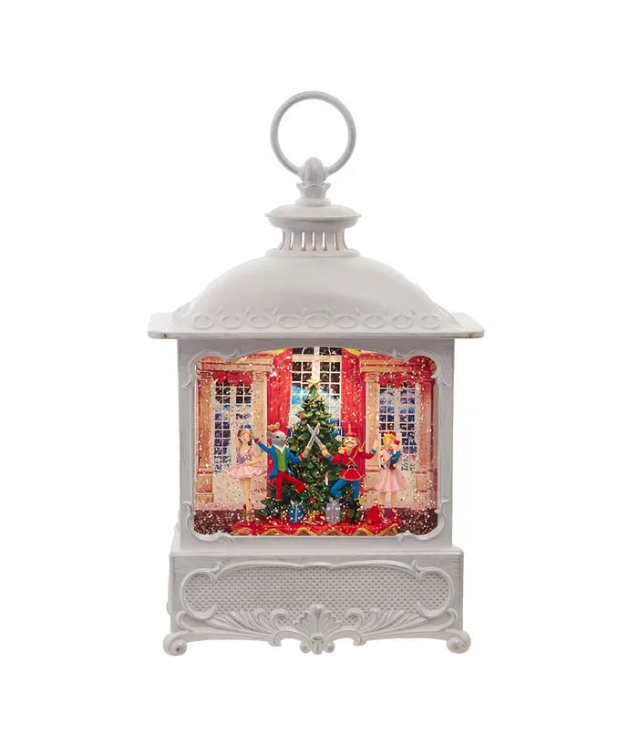10.25" Battery Operated USB LED Lighted Nutcracker Suite Water Lantern