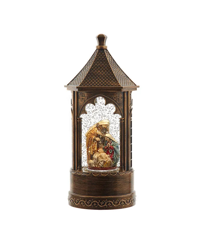 11.5" Battery Operated Lighted Nativity Water Lantern