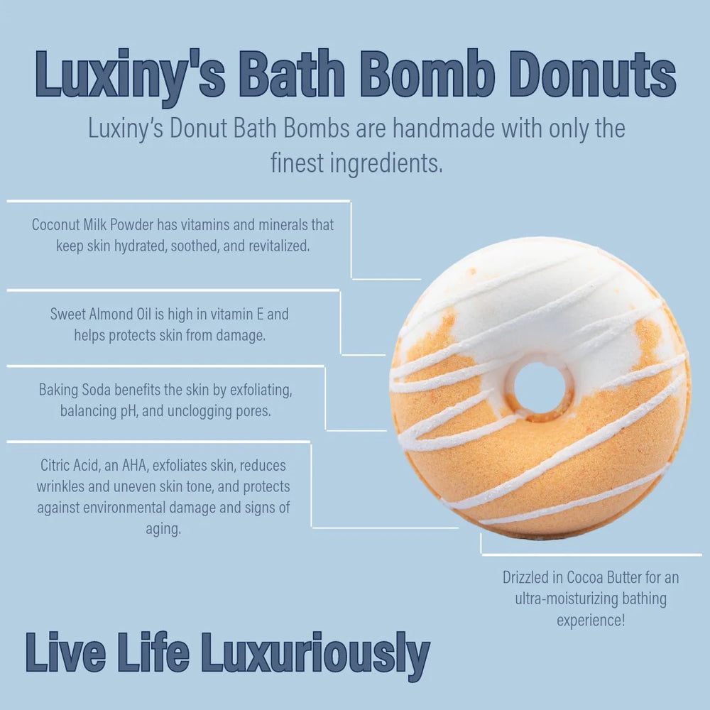 Orange Creamsicle Donut Bath Bomb