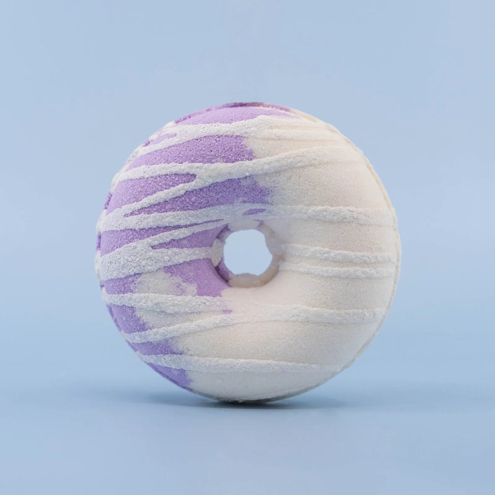 Black Raspberry Vanilla Donut Bath Bomb