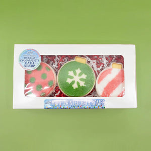 Christmas Ornaments Bath Bomb 3 Pack Set