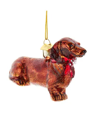 Noble Gems™ Dachshund Glass Ornament