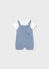 Blue Knit Romper & Bodysuit Set - Select Size