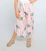 Palm Stripe Gemma Pant - Select Size