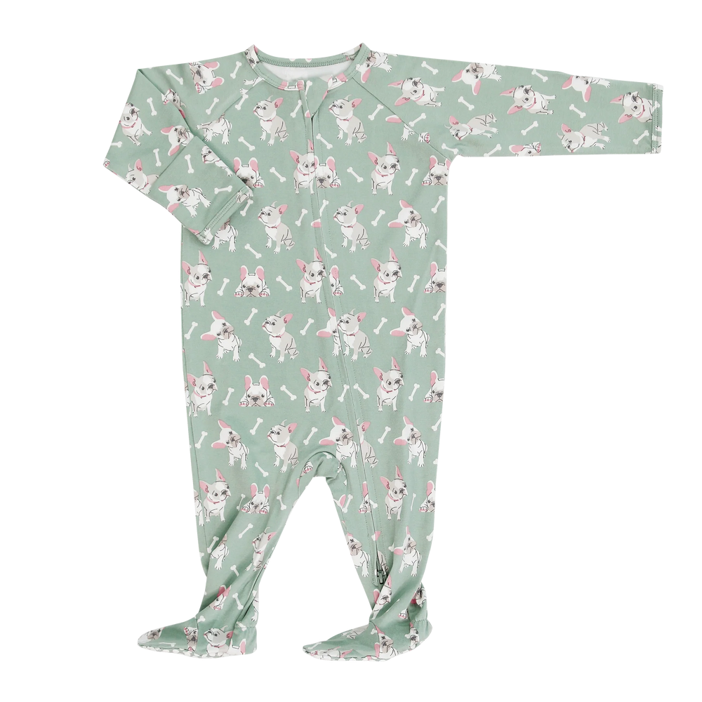 Ruff and Stuff Zipper Footie - Select Size