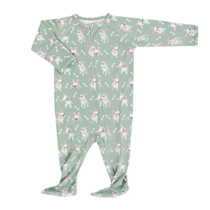 Ruff and Stuff Zipper Footie - Select Size