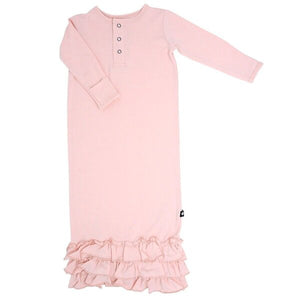 Pink Blush Ruffle Gown - One Size