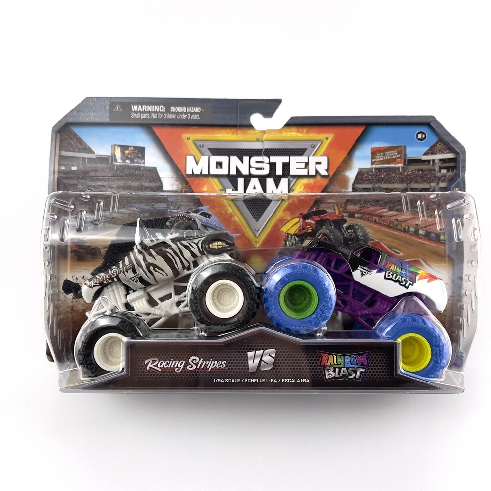 Monster Jam Official 1:64 Scale Die-Cast Monster Trucks 2 Pack - Selec –  Rockin' A B