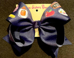 School Supplies Bow - Select Size