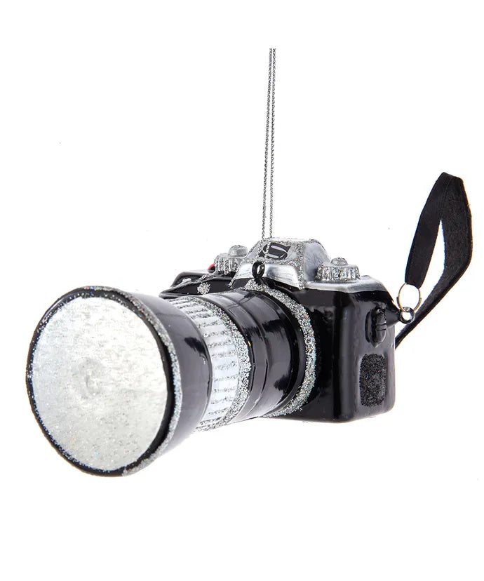 Glass Camera Ornament