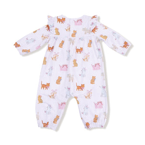 Fancy Pets Ruffle Sleeve Romper - Select Size