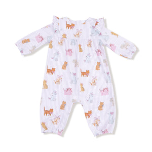 Fancy Pets Ruffle Sleeve Romper - Select Size