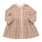Gold Climbing Floral Autumn Dress - Select Size