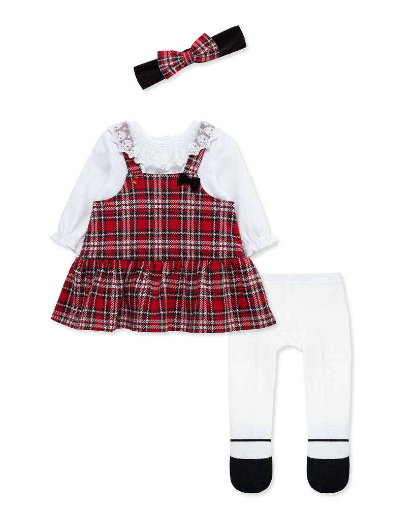 Plaid Dress Set