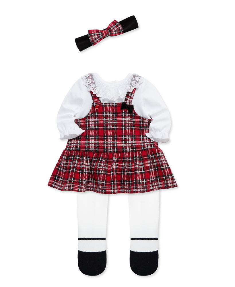 Plaid Dress Set