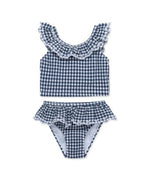 Blue Gingham 2-Piece Swimsuit - Select Size