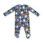 Costumed Ghost 2 Way Zipper Footie - Select Size
