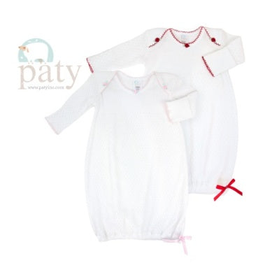 Paty Knit Red/White Gown