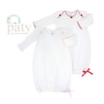 Paty Knit Red/White Gown