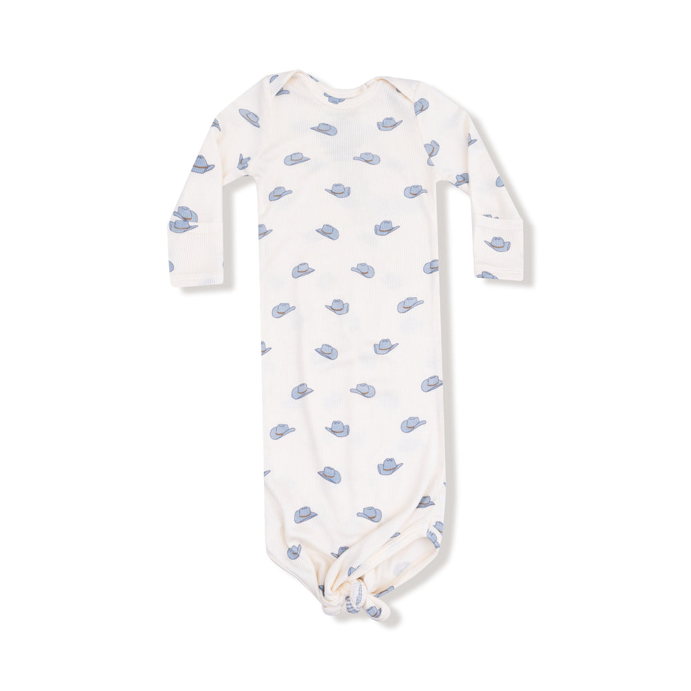 Petite Cowboy Hats Knotted Gown - Select Size