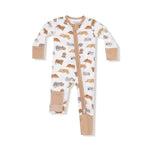 Napping Puppies 2 Way Zipper Romper - Select Size