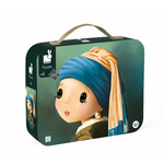 Inspirited by Vermeer Suitcase Puzzle - 100 Pieces