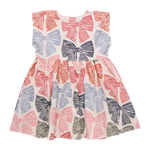 Multi-Striped Bows Adaline Dress - Select Size