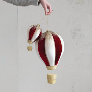 Foam & Fabric Hot Air Balloon Ornament