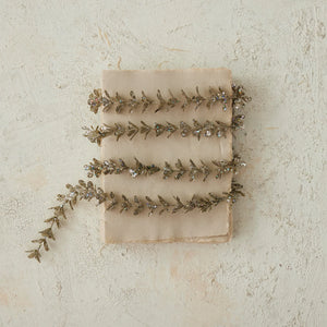 Boxwood Garland w/Champagne Finish