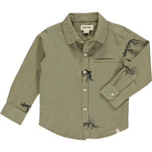 Atwood Dino Printed Woven Shirt - Select Size