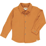 Rembert Pumpkin Pique Shirt - Select Size