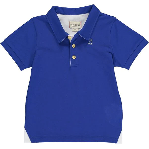 Starboard Royal Blue Pique’ Boys Polo - Select Size