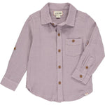 Merchant Lilac Cotton Boys Long Sleeve Shirt - Select Size
