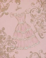 Taupe Lavish Dress - CP288 - Wall Art