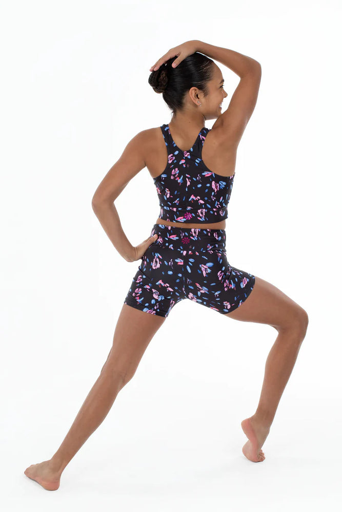 
            
                Load image into Gallery viewer, FM1210 - Girls BLOCH X Flo Active Nicole Bike Shorts (Falling Petal) - Select Size
            
        