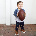 Navy Football Schiffly Corduroy Infant Pants- Select Size