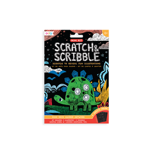 Dinosaur Days Mini Scratch & Scribble Art Kit