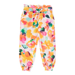 Noruk Yellow & Coral Floral Pant - Select Size