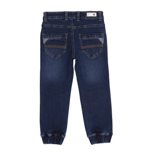 Denim Blue Noruk Boys Jogger Pants - Select Size