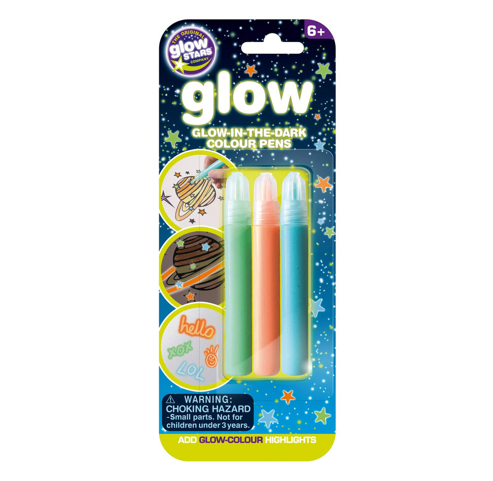 The Original Glowstars Company Glow-In-The-Dark Pens - 3 Pen Set