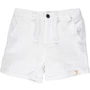 Crew White Gauze Shorts  - Select Size