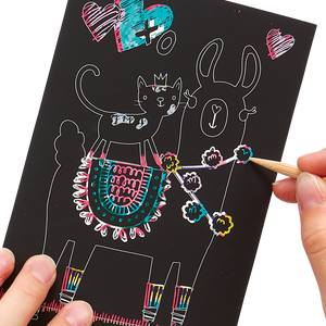 Funtastic Friends Mini Scratch & Scribble Art Kit