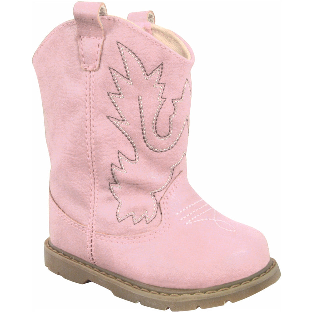 Pink Miller Embroidered Cowboy Boots - Select Size