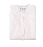 Pink Embroidered Folded Daygown - Newborn