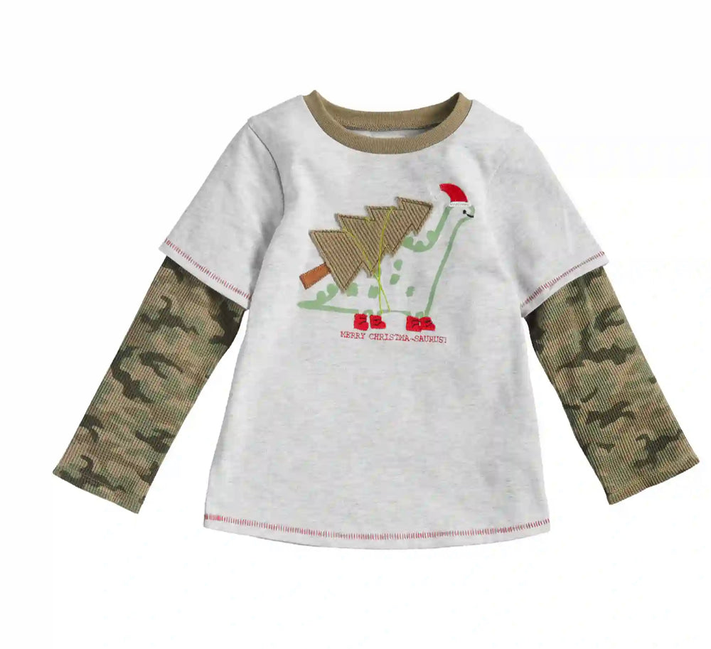 
            
                Load image into Gallery viewer, Dino Camo Christmas Tee - Select Size
            
        